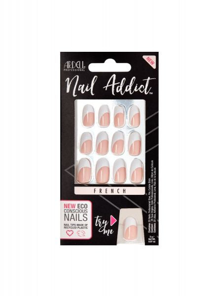 Ardell Eco-Friendly Press-on Crescent French Nails #67214 for Nail Addicts
