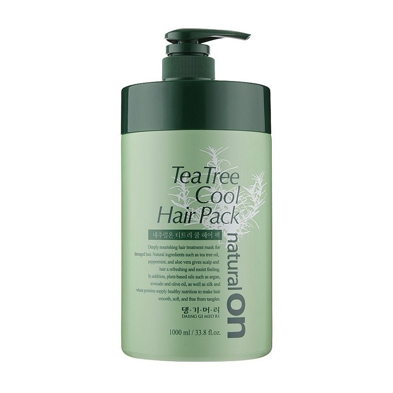 1000ml Naturalon Tea Tree Cooling Hair Pack for Optimal Scalp & Hair Care
