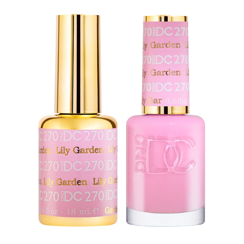 DND DC DUO Nail Polish Gel - Lily Garden Collection, 0.5 oz, Shade #270