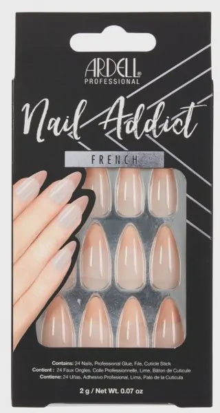 Ardell Nail Addict Press - on Nails with French Art Design #63863