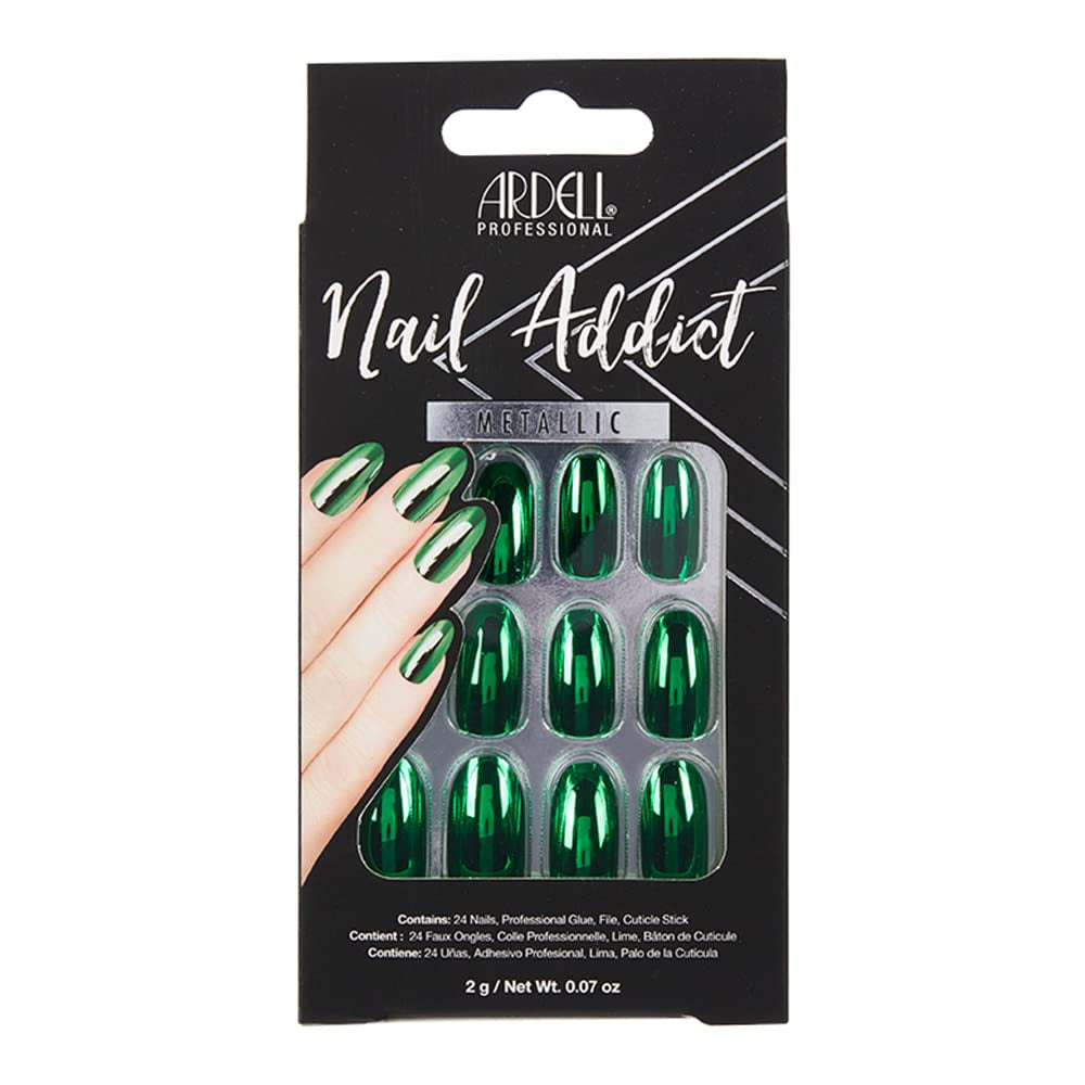 Ardell Nail Addict Metallic Green Nail Polish #63836 - Stylish and Eye - catching Nail Product