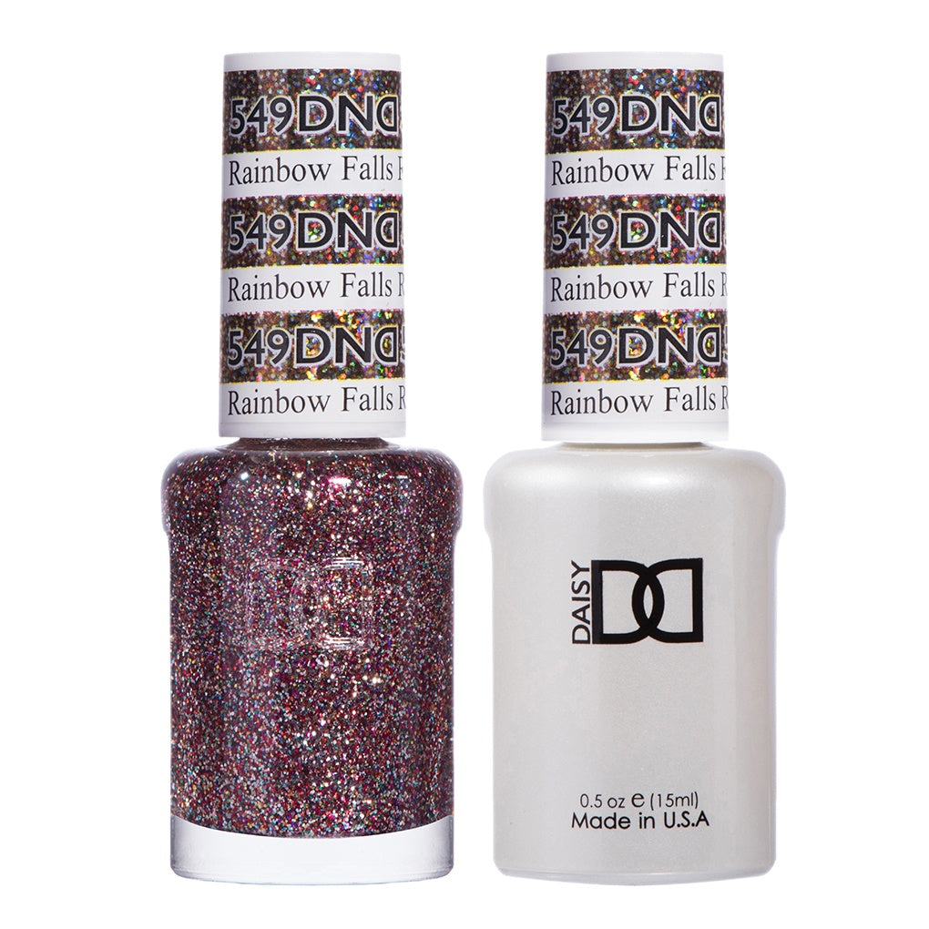 DND Dual-Use Gel Nail Polish and Lacquer Set - Rainbow Falls Collection, Shade #549