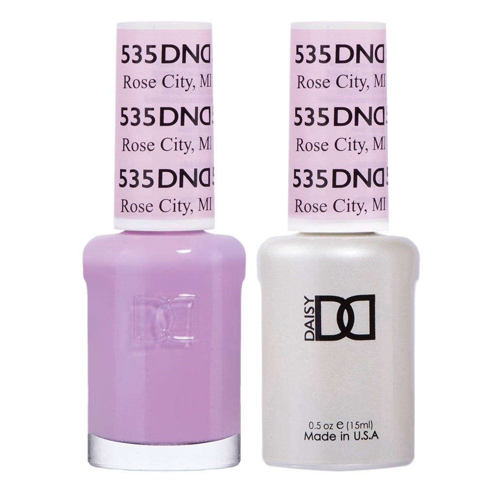 DND Duo Gel Polish and Lacquer - Rose City Shade #535