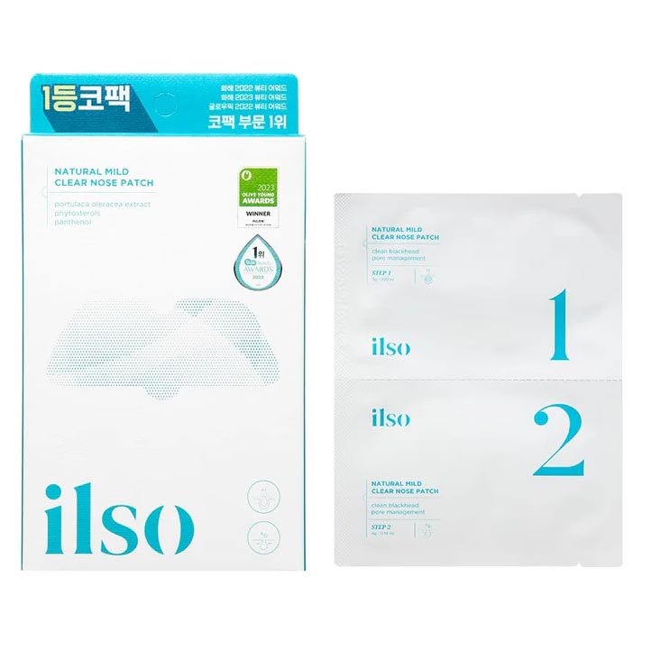 ILSO Natural and Mild Nose Patch for Deep Cleansing and Sebum Removal