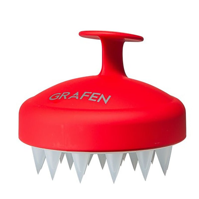 Grafen Edge Finger Shampoo Brush - 2 Color Options [Red]