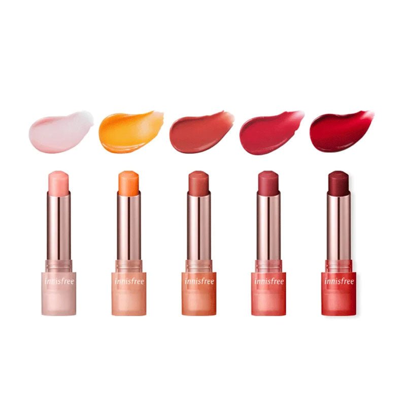 Innisfree 3.2g Moisturizing Dewy - Tinted Lip Balm with 5 Color Options