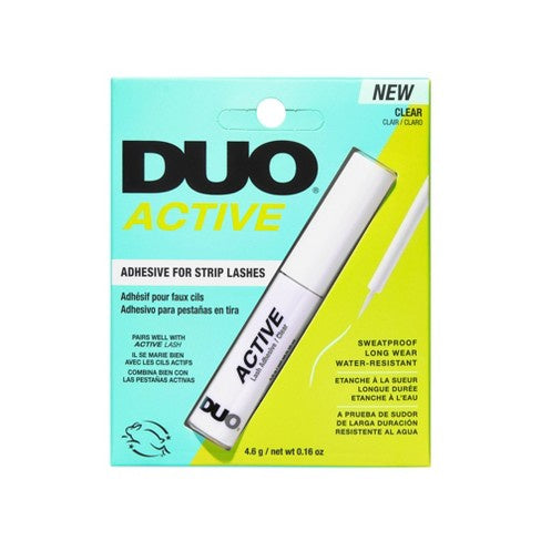 Ardell Duo Clear Active Brush - On Eyelash Adhesive, 4.6 g / net wt 0.16 oz #64672