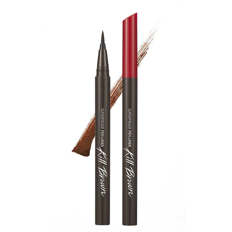 Clio Superproof Precision Pen Liner in Striking Black/Brown, 0.55ml