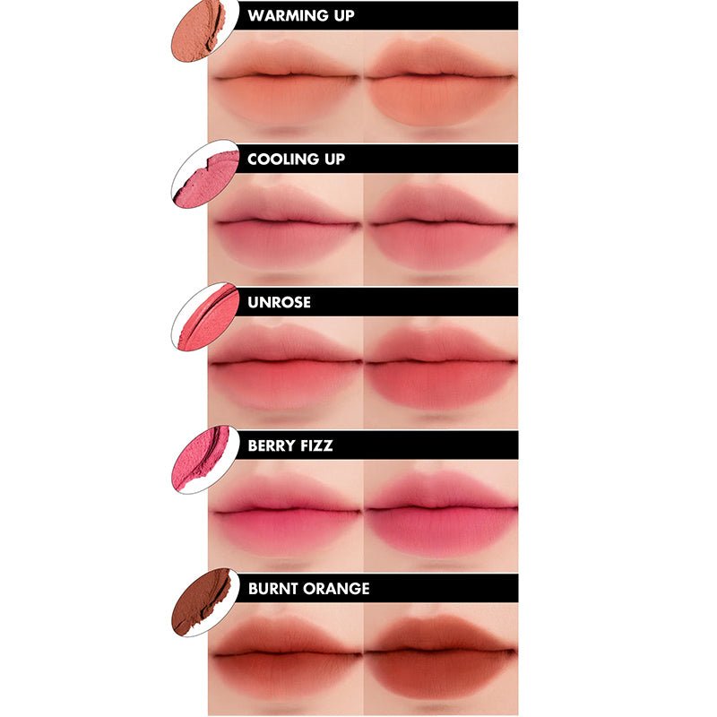 Romand Blurry Fudge-style Lip Tint for a Matte and Gradated Lip Look