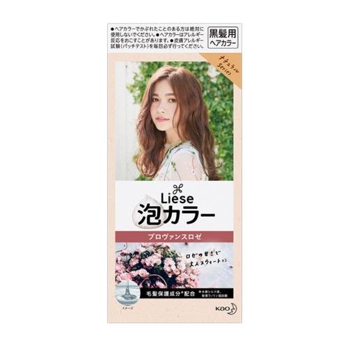 Kao Liese Natural Creamy Bubble-Type Hair Coloring Product for Even Hair Coloring