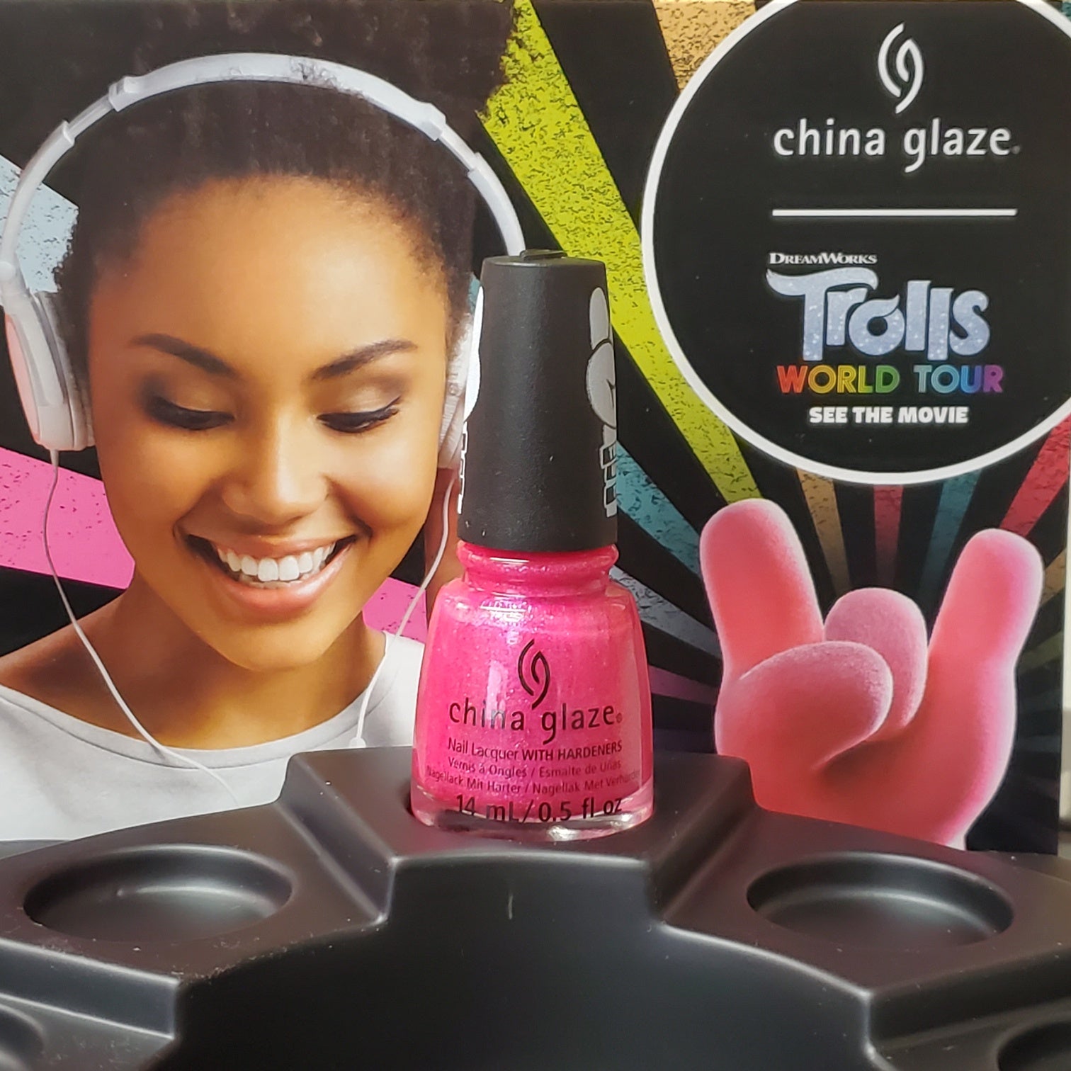 China Glaze Nail Lacquer - Exquisite Pink-In-Poppy Shade, 0.5 oz, Product Code #84824