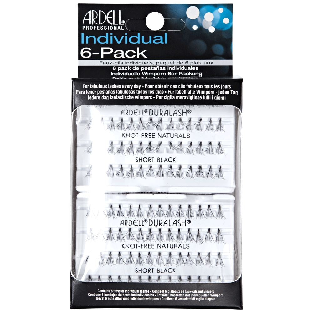 6-Pack Ardell Individual Naturals Knot-Free Short Lashes 60079