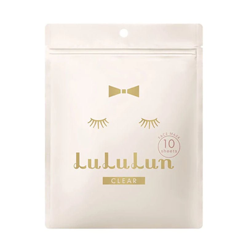 Lululun 10-Piece Clear & Brightening Face Mask Set