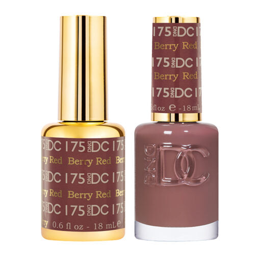 DND DC Gel Nail Polish - Stunning Berry Red Color #175