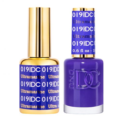 DND DC Ultra Marine Gel Polish Duo Set #019