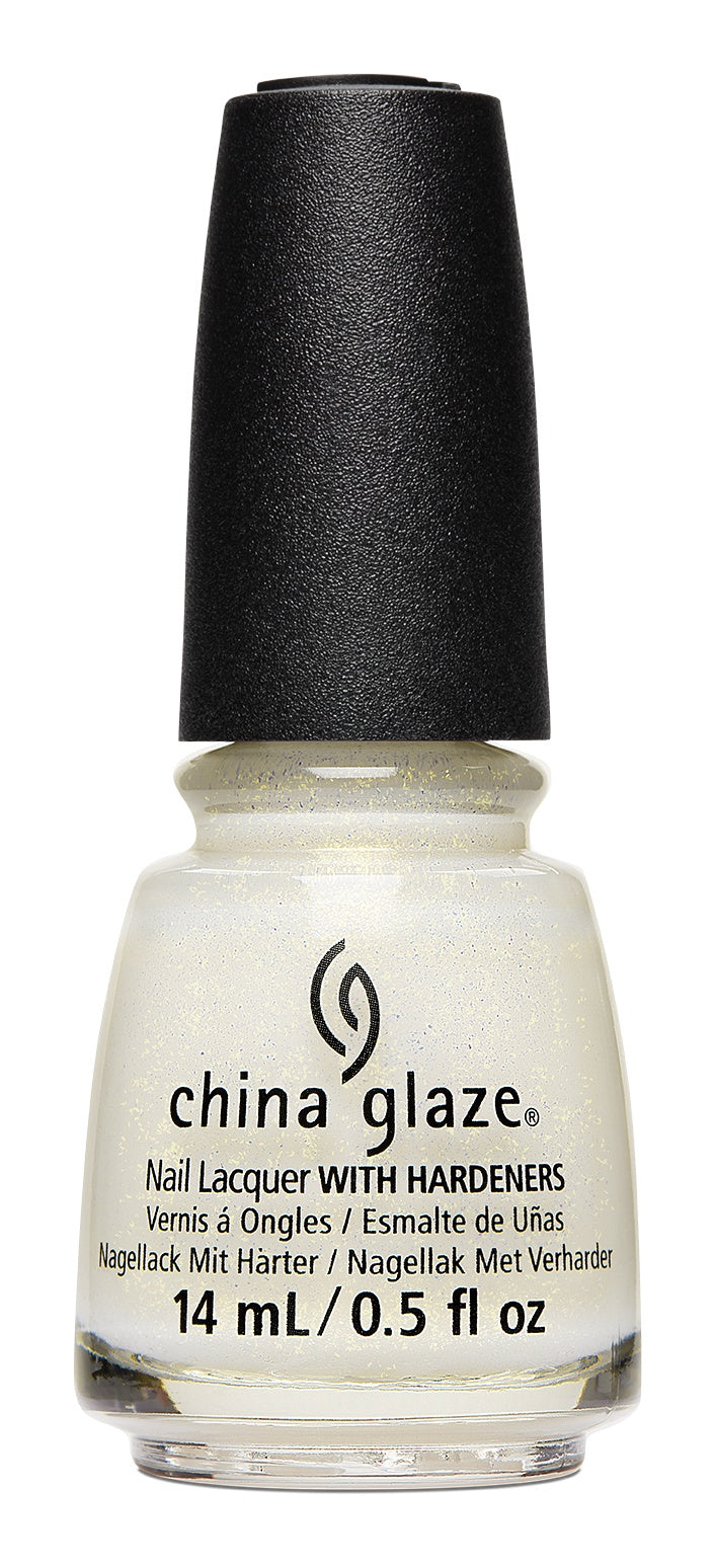 China Glaze 0.5 oz Hey, Chardonnay, Hay Shimmering White - Gold Lacquer #84846