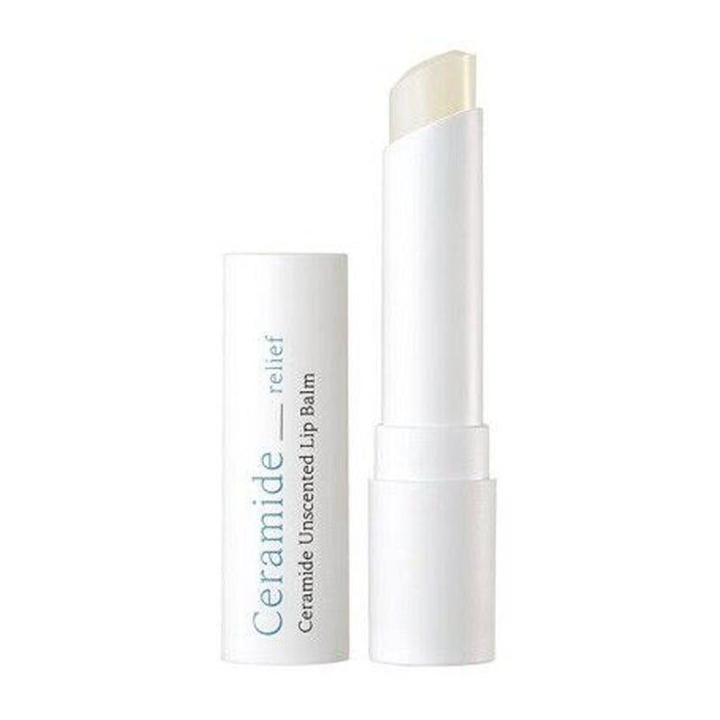 3.2g Unscented Ceramide Lip Balm for Soothing Relief