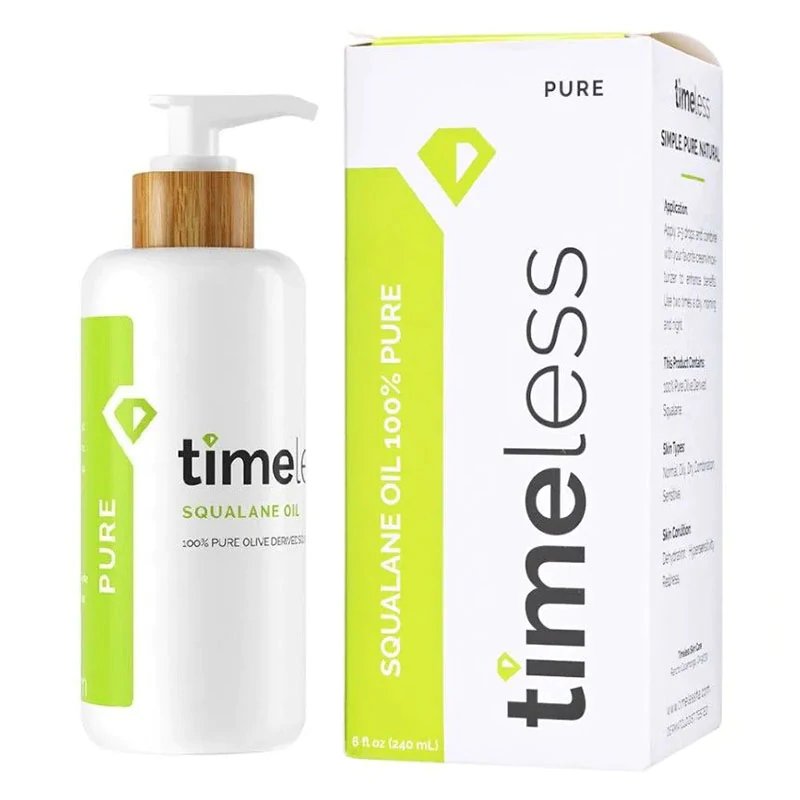 100% Pure Olive - Derived Squalane Facial and Body Oil, 8oz (240ml) with Flawed Packaging