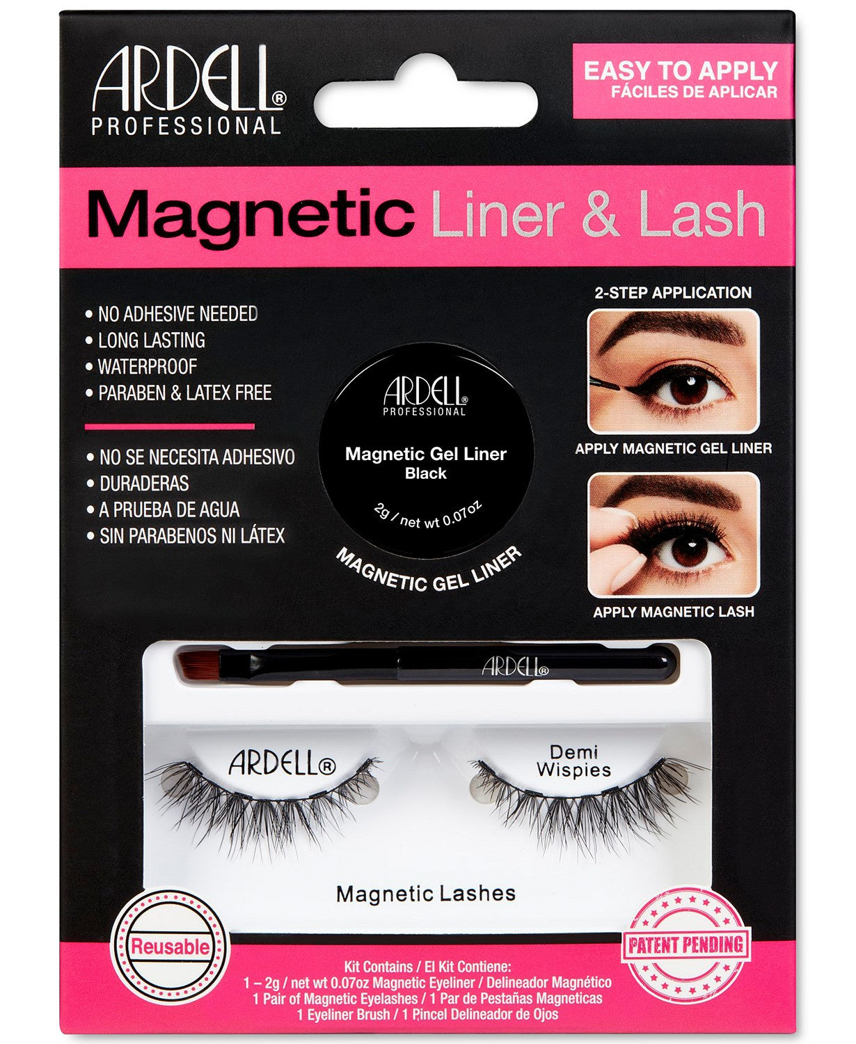ARDELL Demi Wispies Magnetic Liner & Lash Kit - Stylish and User - Friendly
