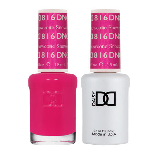 DND Snowcone #816 Duo Gel Polish and Matching Lacquer Set