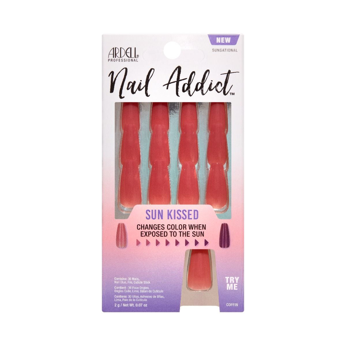 Ardell Nail Addict's Stunning Sun - Kissed Nail Set #36614