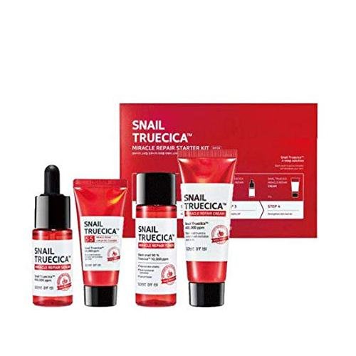 Some By Mi 4-Piece Snail Truecica Miracle Repair Starter Set for Skin Nourishment