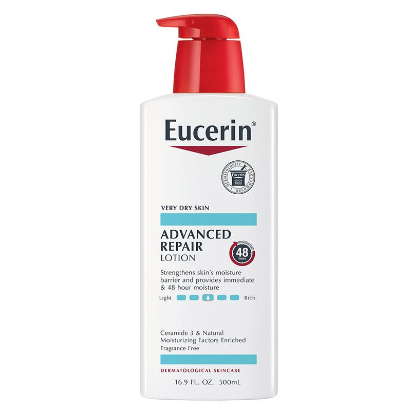 500ml (16.9oz) Eucerin Advanced Dry Skin Repair Lotion for Long - lasting Moisture