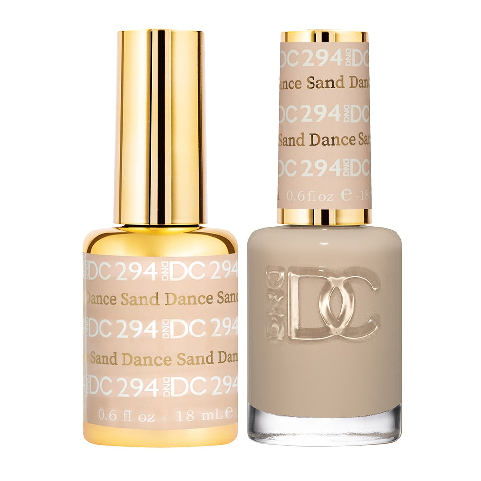DND DC DUO 0.5 oz Glitter Metallic Gel #294 Sand Dance