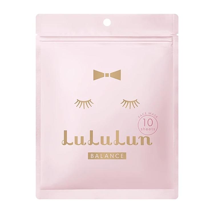 LuluLun Pink Balance Moisture Facial Sheet Masks Pack of 10