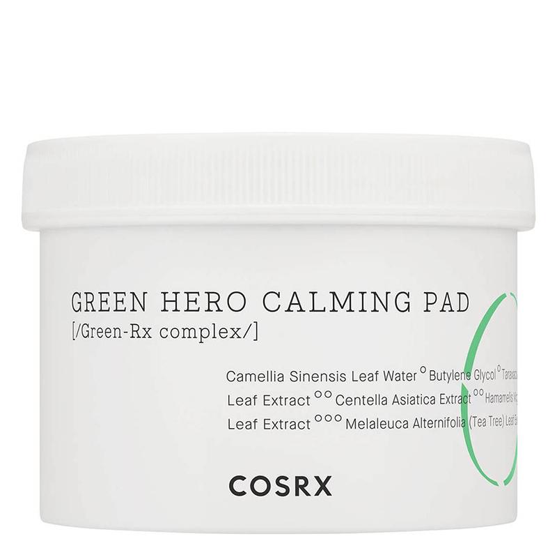 Cosrx One-Step Single Pack of Green Hero Calming Pads (70 Count) for Soothing Irritated Skin
