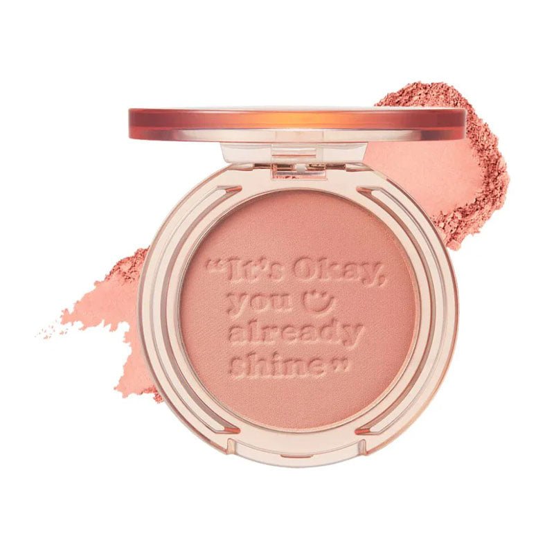 Peripera Pure Blushed Sunshine Cheek - 4.2g Highly Pigmented Warm Pastel Blush