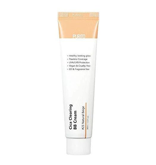 Purito 30ml Cicaplant Clearing Beauty Balm (BB) Cream for Flawless Skin Coverage