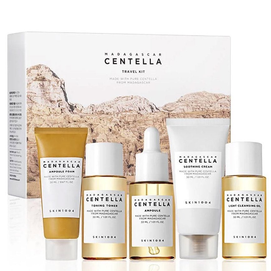 Madagascar Centella Travel-Friendly Skincare Kit for Radiant Skin