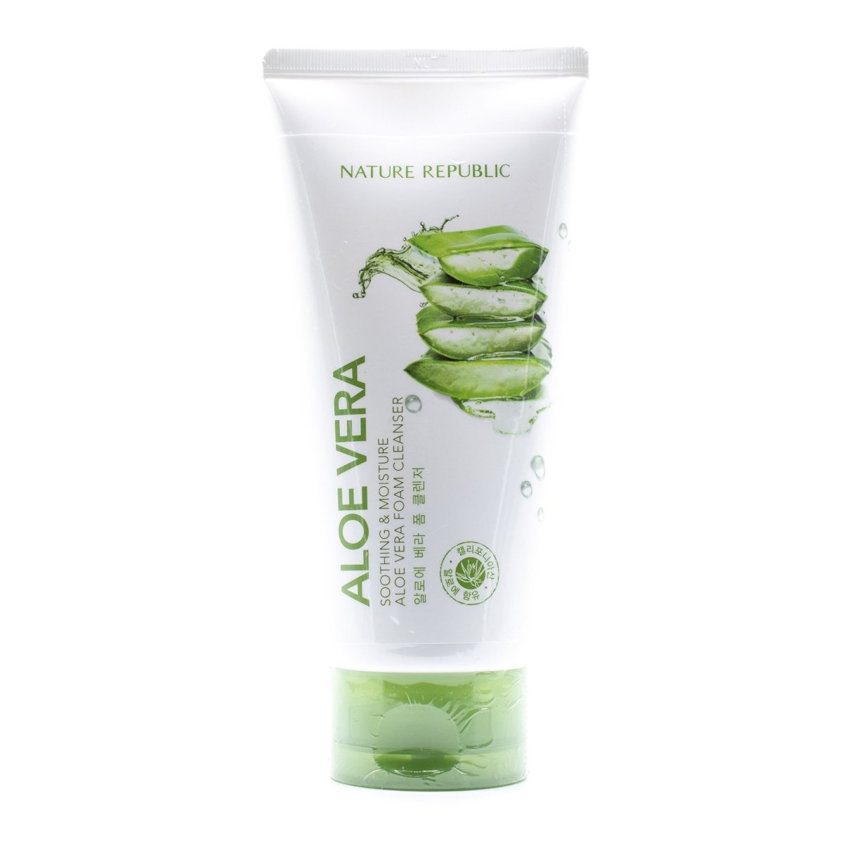 150ml Aloe Vera Foaming Cleanser for Soothing and Moisturizing Skin