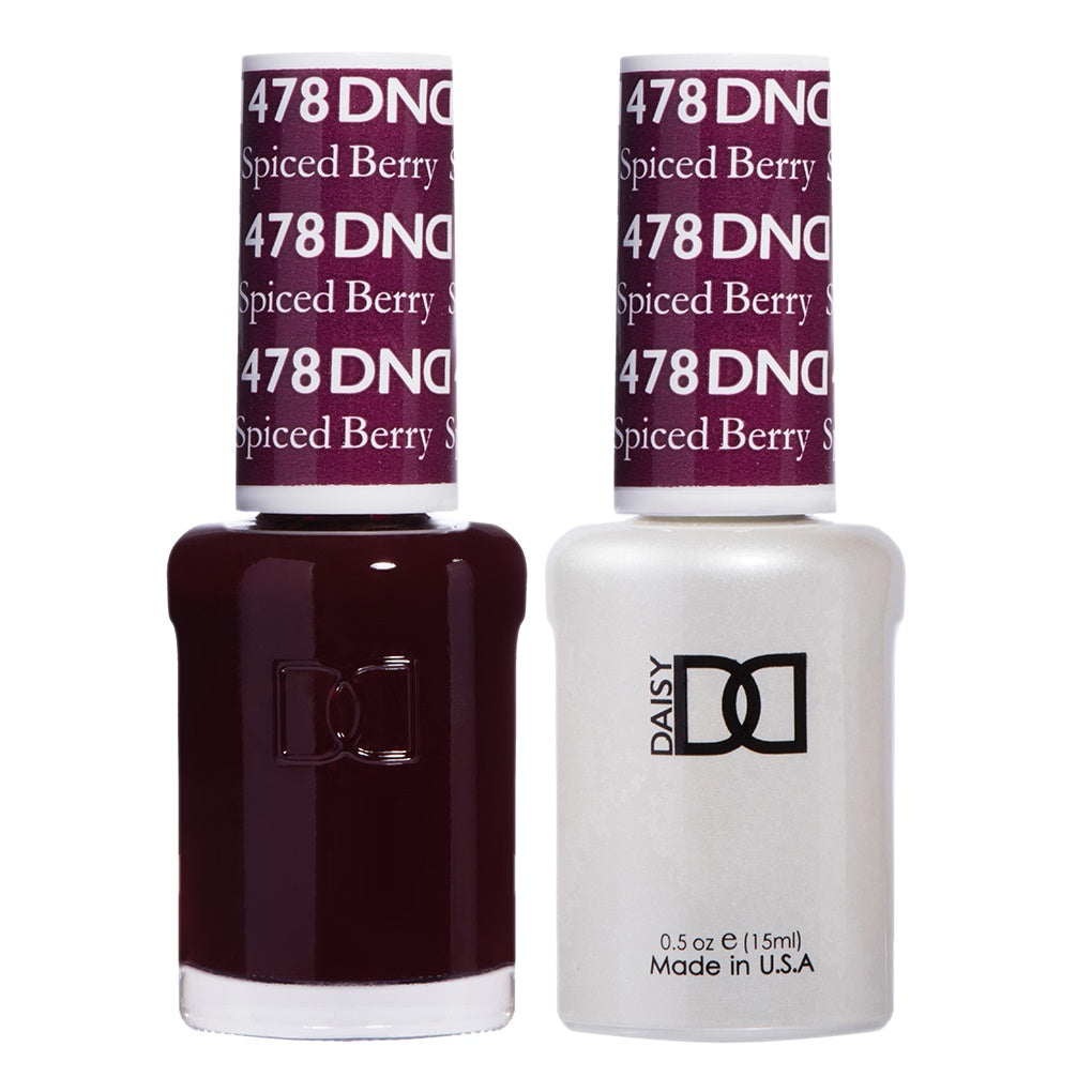 DND Duo Gel Polish and Lacquer - Exquisite Spiced Berry #478