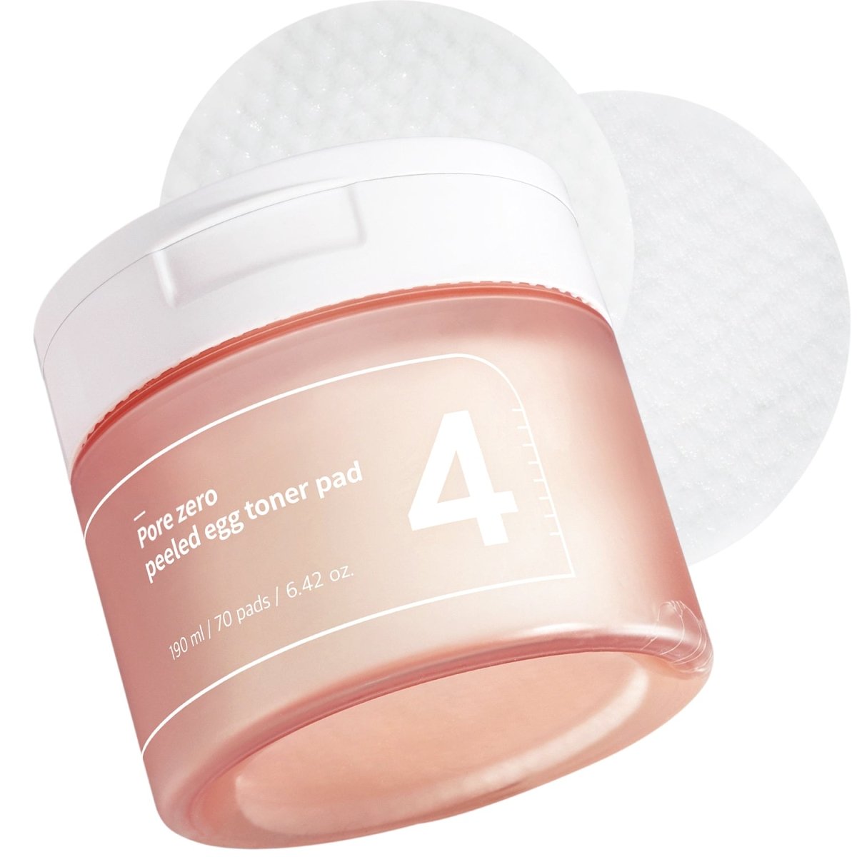 Numbuzin No.4 190ml (70ea) Pore Minimizing Peeled Egg Toner Pad