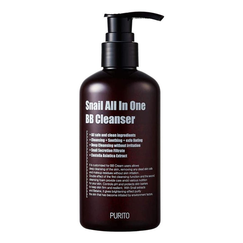 250ml Purito All - in - One Snail BB Facial Cleanser
