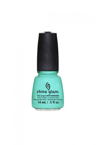 China Glaze Nail Lacquer - Too Yacht To Handle Blue - Green Creme Formula, 0.5 Ounce Size #81323