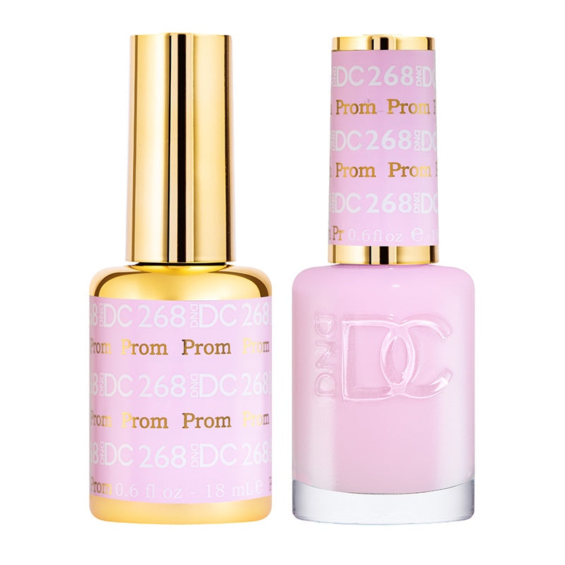 DND DC DUO Prom Gel Polish - 0.5 oz Glitter Metallic #268