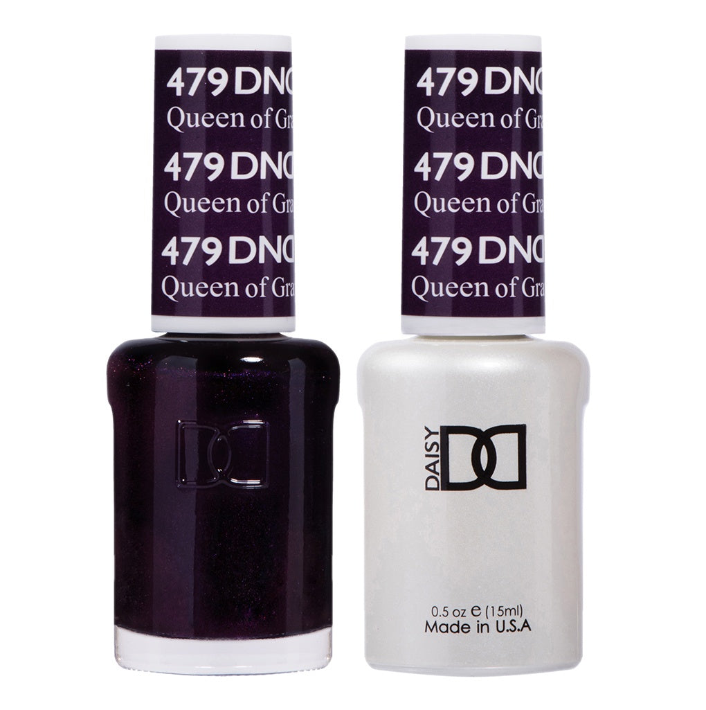 DND Dual Function Gel Nail Polish and Lacquer Set - Grape Queen #479