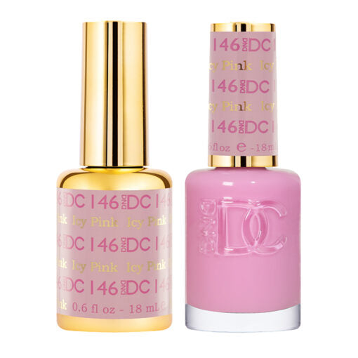 DND DC Gel Polish - Stunning Icy Pink Shade #146