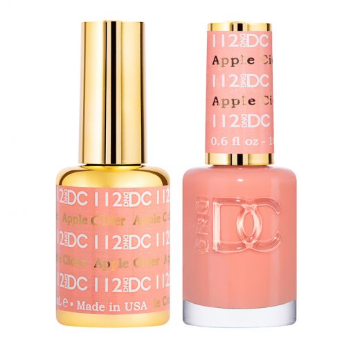 DND DC Gel Polish Duo Set - Apple Cider Shade #112 for Professional Nail Art