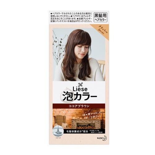 Kao Liese Natural Creamy Bubble-Type Hair Coloring Product for Even Hair Coloring
