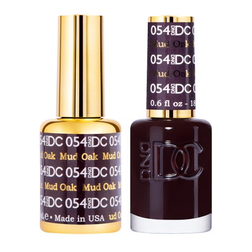 DND DC Premium Gel Polish Duo - Mud Oak #054 for Stunning Nails