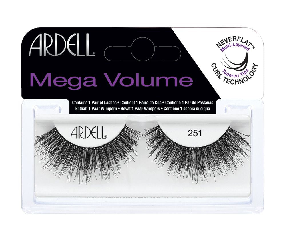 Ardell 251 Mega Volume Black Lash Strips for Effortless Glam