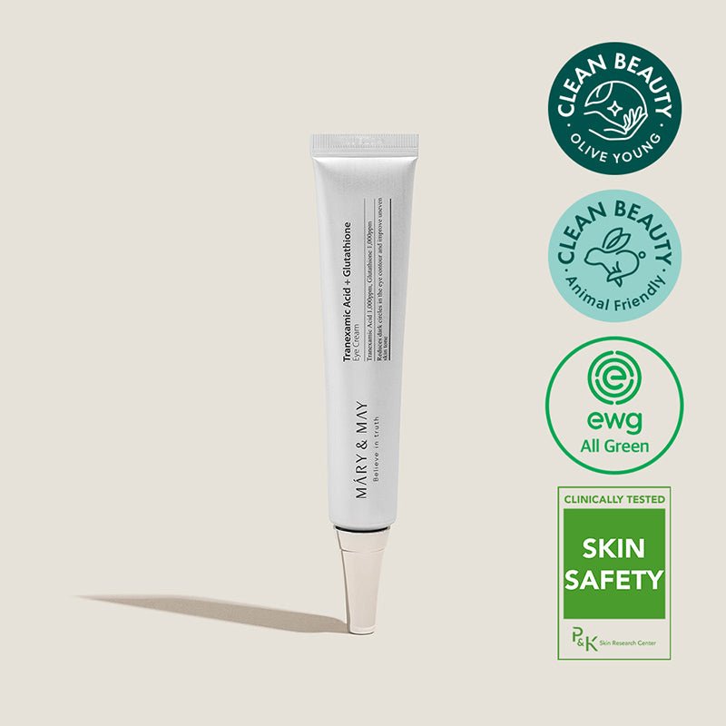 30g Mary & May Eye Cream with Tranexamic Acid and Glutathione for Dark Circles
