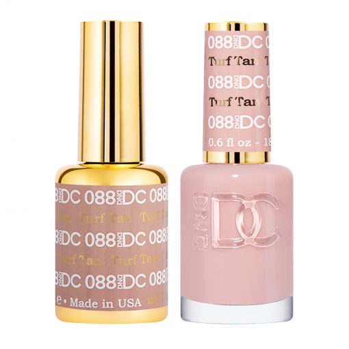 DND DC Professional Gel Polish and Lacquer Duo in Turf Tan Shade #088