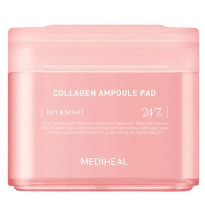 170ml Mediheal Collagen Ampoule Toner Pads (100 Pieces) for Skin Vitality