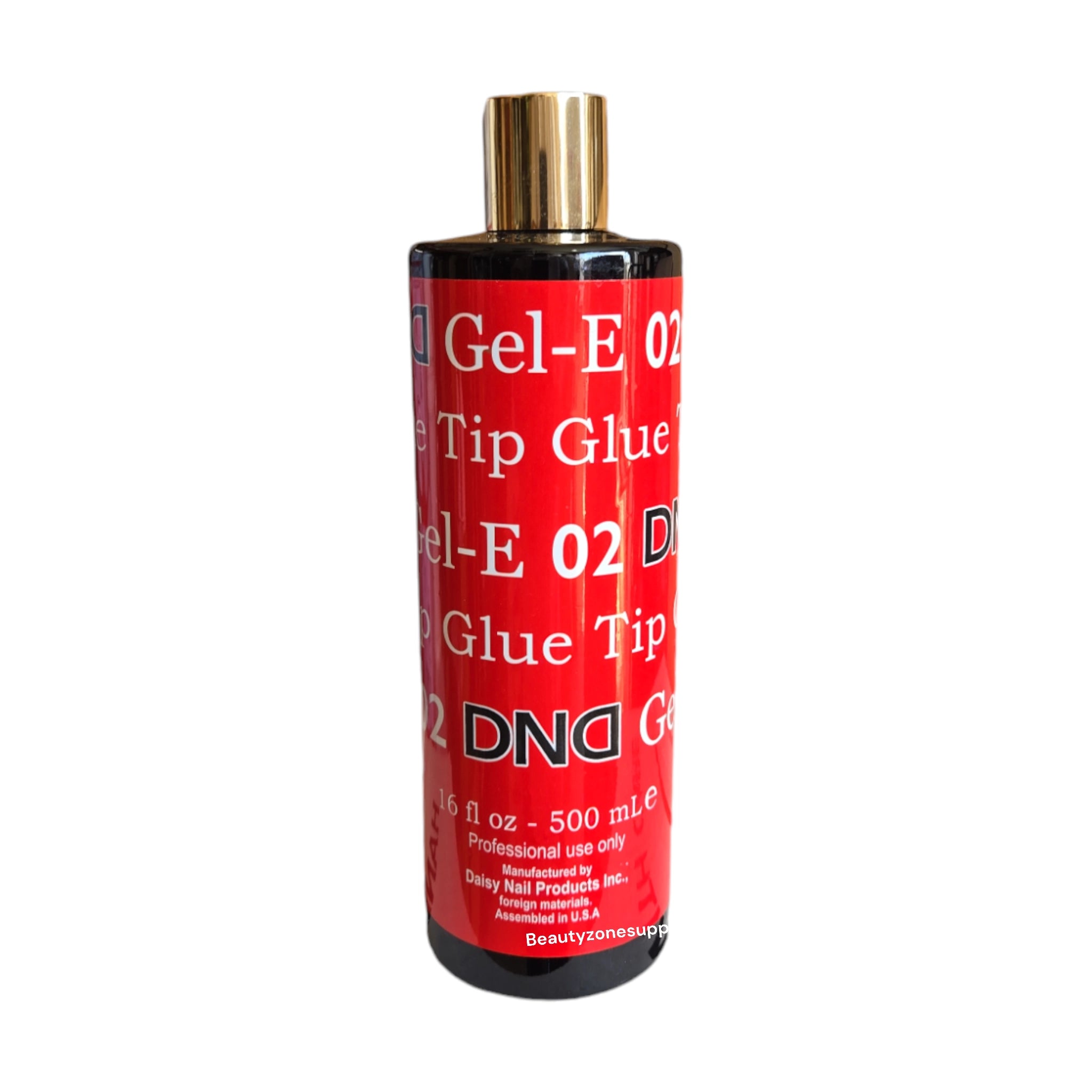 DND 500 mL (16 fl oz) Soft Gel Tips E Glue Refill #02