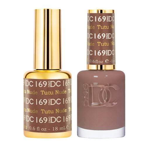 DND DC Gel Polish Duo - Elegant Tutu Nude Gel & Lacquer Set #169